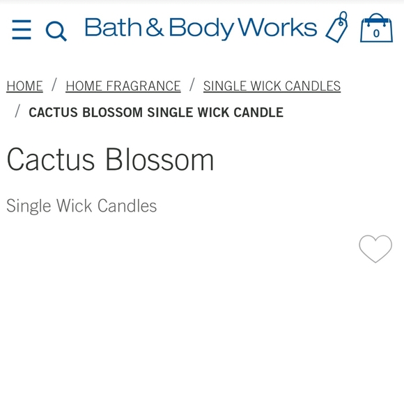 Bath & Body Works Cactus Blossom Candle - Picture 5 of 5